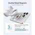TELESIN Fun Shot Magnetic Phone Camera DSLR Style Shutter Grip for iPhone & Android with Detachable Wireless Shutter Button - 1/4" Screw - Comfort Ergonomic Camera Grip Handle Holder